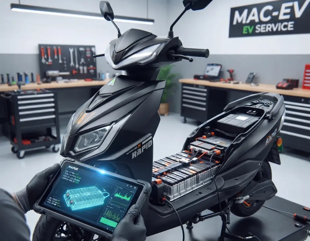 Electric scooty battery health maintain